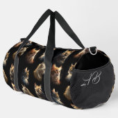 Goldene Katzen Duffle Bag (Rechte Ecke)