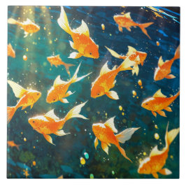 Goldene Keramik Tile Fliese