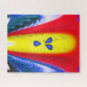 Goldene Kerze Puzzle (Horizontal)