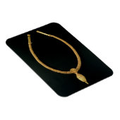 Goldene Kette mit Eichenpfeifer aus Monte Luna Magnet (Rechte Seite)