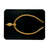 Goldene Kette mit Eichenpfeifer aus Monte Luna Magnet (Horizontal)
