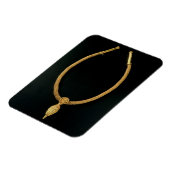 Goldene Kette mit Eichenpfeifer aus Monte Luna Magnet (Linke Seite)