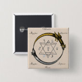 Goldene Kette von Homer Button (Vorne & Hinten)