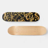 Goldene Ketten Skateboard (Horizontal)