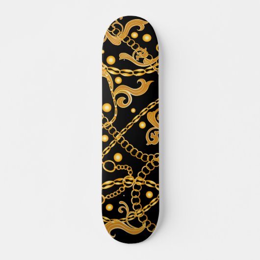 Goldene Ketten Skateboard (Vorne)