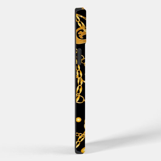 Goldene Kettenklasse Case-Mate iPhone Hülle (Rückseite / Rechts)