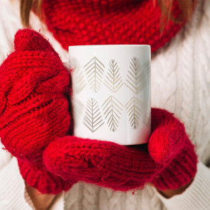Goldene Kiefern Kaffeetasse