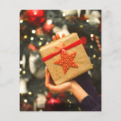 Goldene Klasse und Elegant Frohe Weihnachts-Instag Flyer (Hinten)