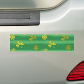 Goldene Kleeblätter Autoaufkleber (Auf Auto)
