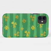 Goldene Kleeblätter Case-Mate iPhone Hülle (Rückseite (Horizontal))