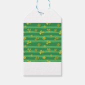 Goldene Kleeblätter Geschenkanhänger (Vorderseite)