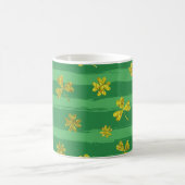 Goldene Kleeblätter Kaffeetasse (Mittel)