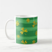 Goldene Kleeblätter Kaffeetasse (Links)