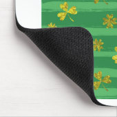 Goldene Kleeblätter Mousepad (Ecke)