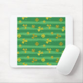 Goldene Kleeblätter Mousepad (Mit Mouse)