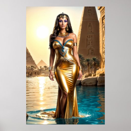 Goldene Königin des Nils Poster (Vorne)