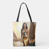 Goldene Königin des Nils Tasche (Rückseite)