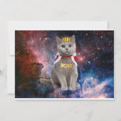 Goldene Königin Einladung (Rückseite)