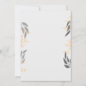 Goldene königliche 5. Geburtstagsfeier Einladungsk Einladung (Rückseite)