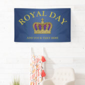 Goldene königliche Krone IV + Ihr backgr. u. Ideen Banner (Insitu)