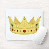 Goldene Königskrone Mousepad (Mit Mouse)