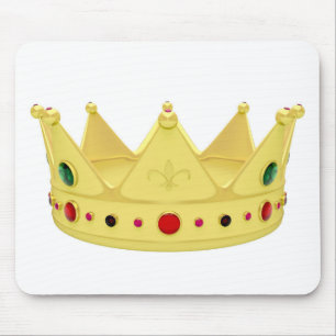 Goldene Königskrone Mousepad