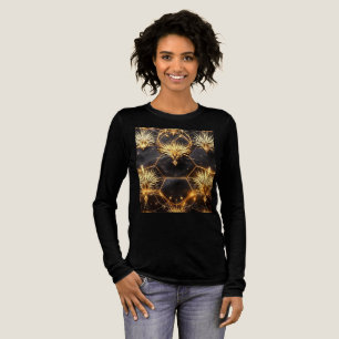 Goldene kosmische Geometrie Tri-Blend Shirt
