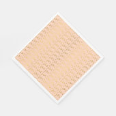 Goldene Kreise Gemustert Serviette (Ecke)