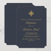 Goldene Kreuzung - Einladung (Vorne/Hinten)