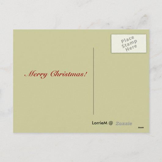 Goldene Krippe Postkarte (Rückseite)