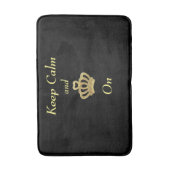 Goldene Krone Badematte (Vorderseite Vertikal)