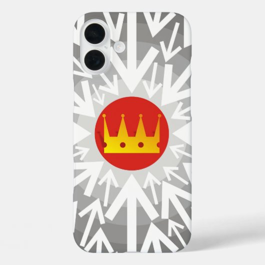 Goldene Krone Case-Mate iPhone Hülle (Rückseite)