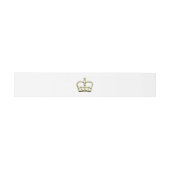 Goldene Krone Einladungsbanderole (Flach)