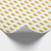 Goldene Krone  Geschenkpapier (Ecke)