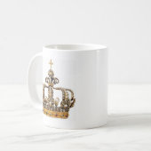 Goldene Krone I Kaffeetasse (Vorderseite Links)