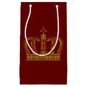 Goldene Krone + Ihr Hintergrund u. Ideen Kleine Geschenktüte (Vorderseite)