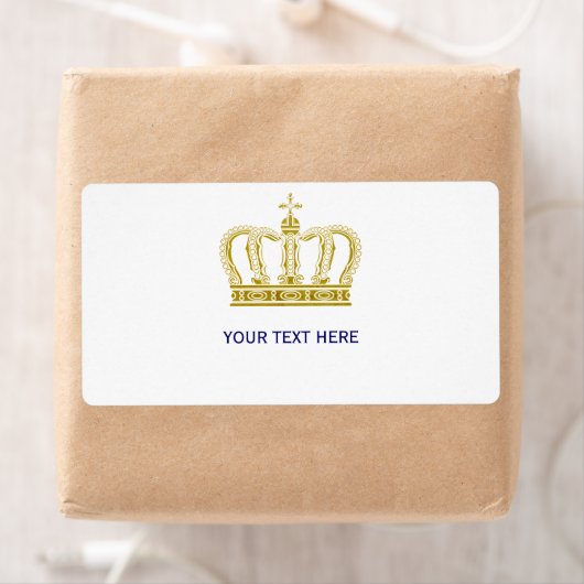 Goldene Krone + Ihr Text (Insitu)