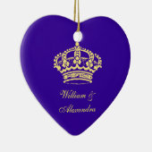 Goldene Krone Keramikornament (Rechts)