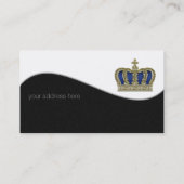 Goldene Krone - Luxus-Königshaus 5 Visitenkarte (Rückseite)