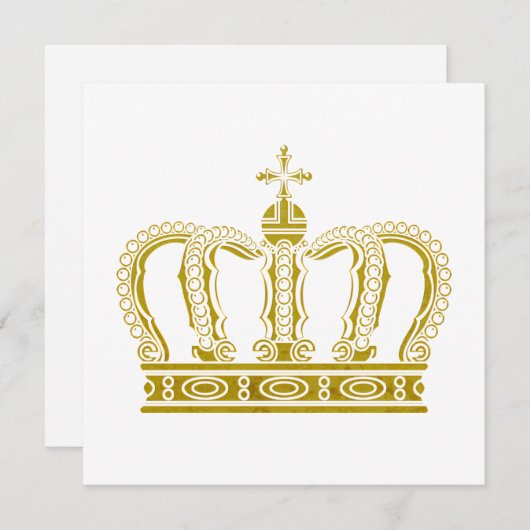 Goldene Krone - Luxuskönigin (Vorne/Hinten)