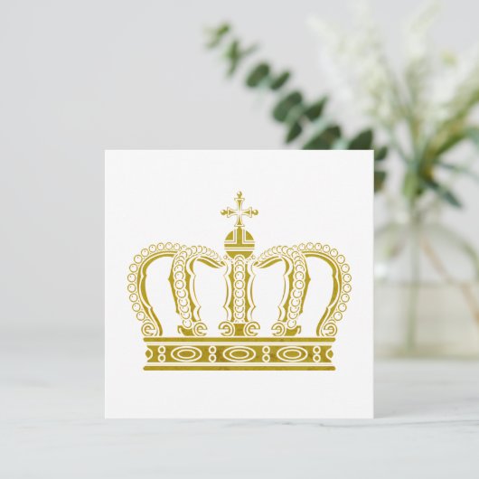 Goldene Krone - Luxuskönigin (Stehend Vorderseite)