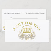 Goldene Krone - Luxuskönigin (Vorne/Hinten)