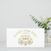 Goldene Krone - Luxuskönigin (Stehend Vorderseite)