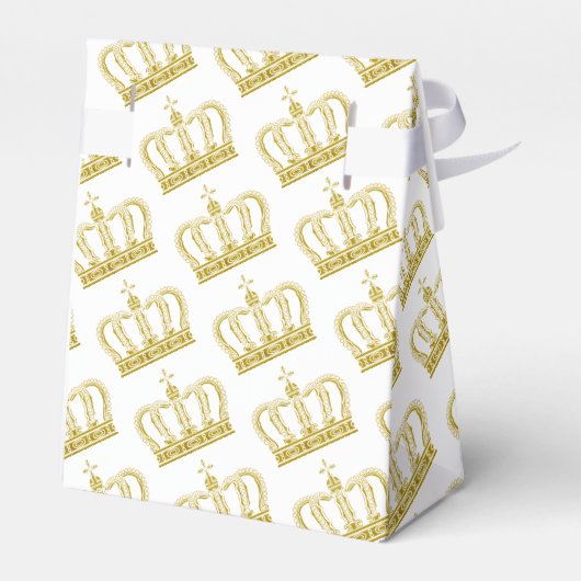 Goldene Krone - Luxuskönigin Geschenkschachtel (Rückseite)