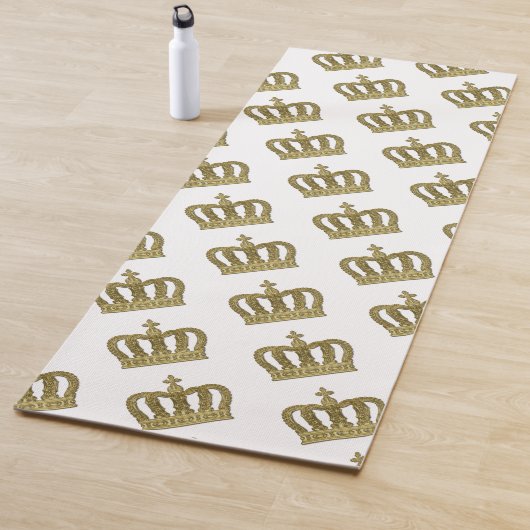 Goldene Krone - Luxuskönigsfamilie 2 Yogamatte (Beispiel)