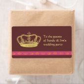 Goldene Krone mit rosa Bar (Insitu)