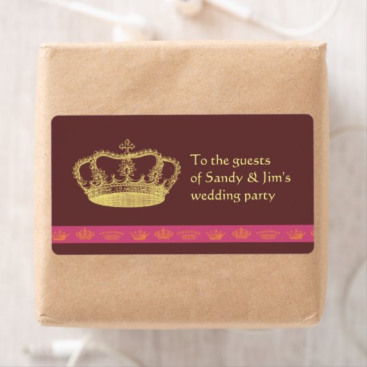 Goldene Krone mit rosa Bar (Insitu)