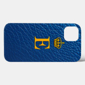 Goldene Krone Oberhalb Stilftiger Buchstabe E Case-Mate iPhone Hülle (Rückseite (Horizontal))
