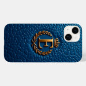 Goldene Krone Oberhalb Stilftiger Buchstabe E Case-Mate iPhone Hülle (Rückseite (Horizontal))