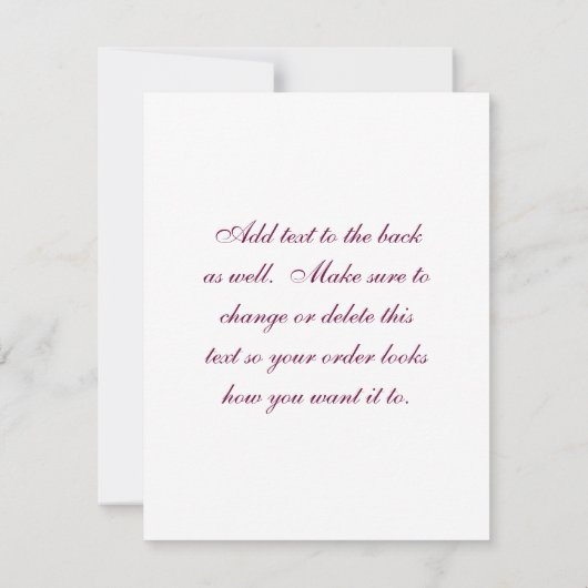 Goldene Kronen Einladung (Rückseite)